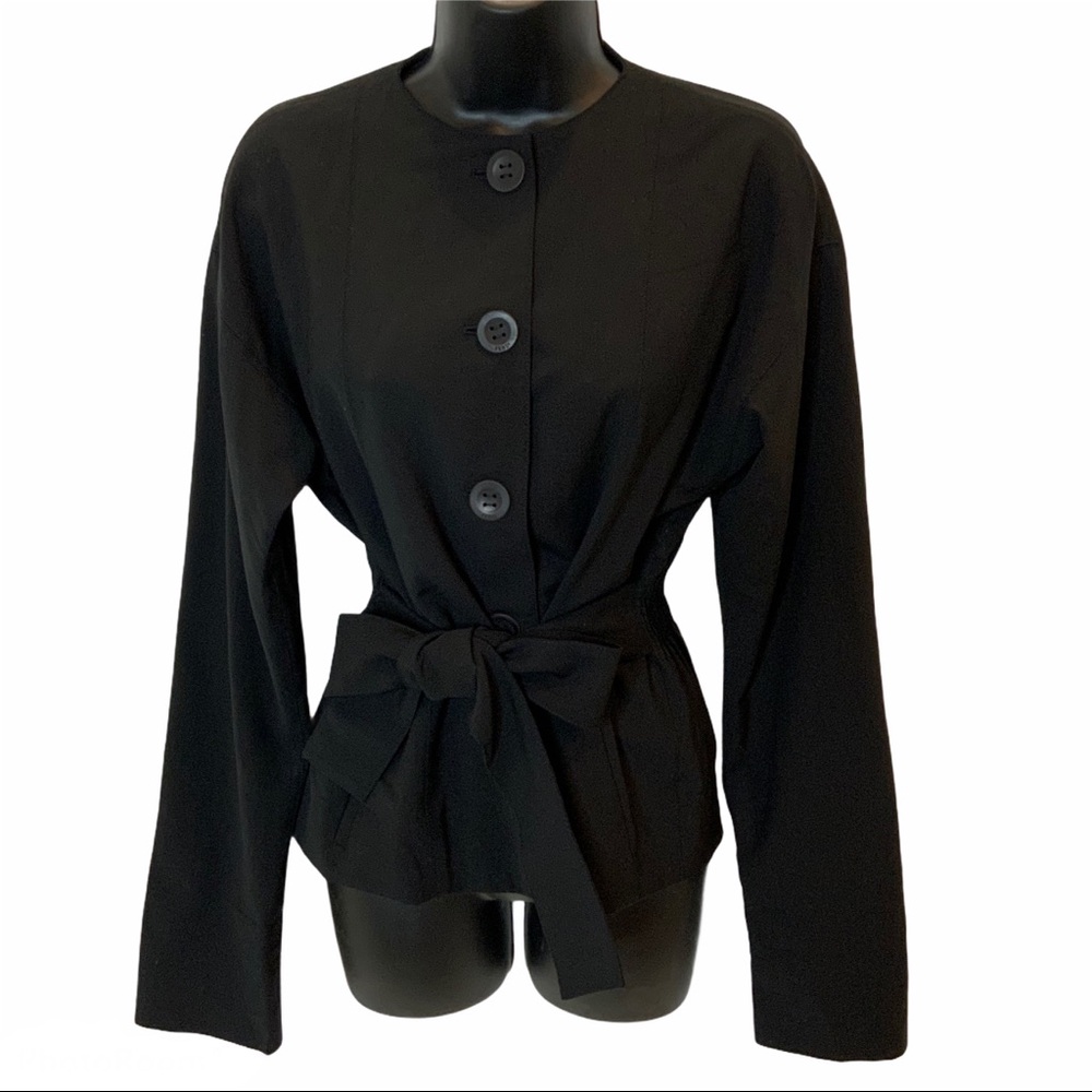 AUTHENTIC Fendi Belted Button Down Jacket Size 38 - Picture 3 of 13